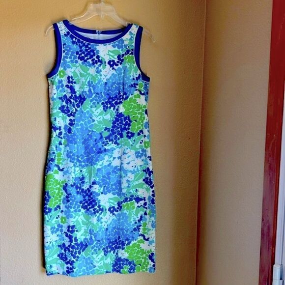 Talbots dress sleeveless floral 8 - Picture 1 of 8